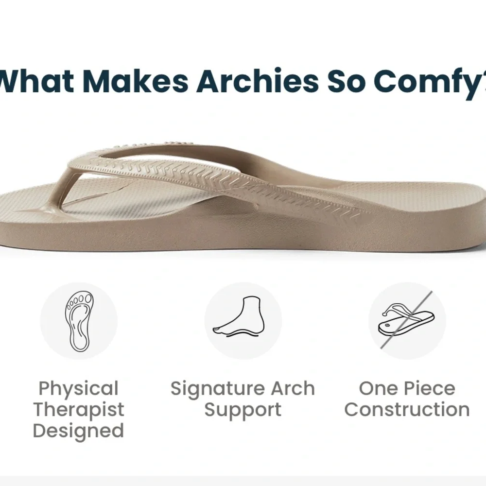 BRAND NEW! Archies Women's/Unisex Sandals - taupe - Picture 4 of 4